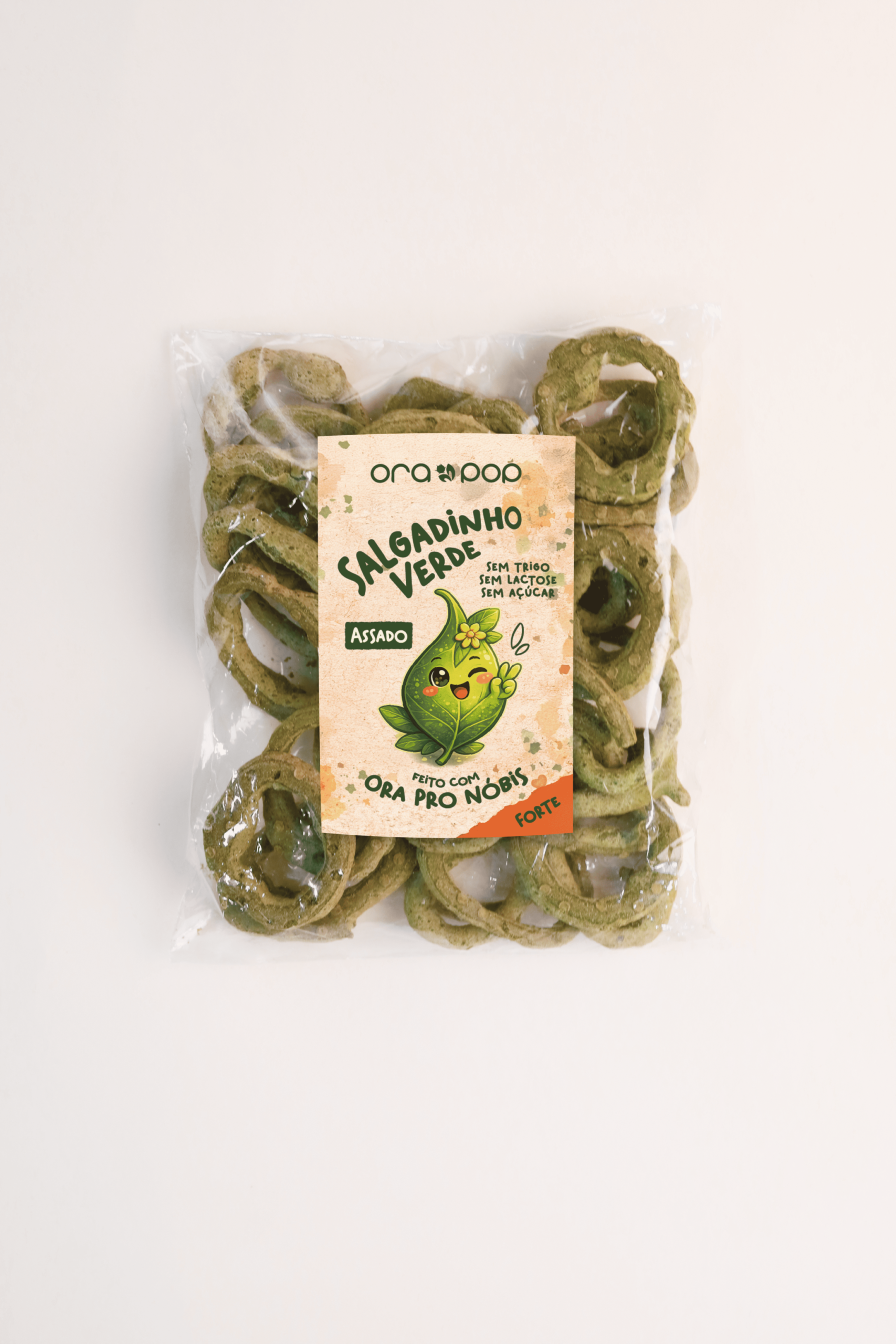 Salgadinho Verde Ora Pop com Ora-Pro-Nóbis – 20g/30g